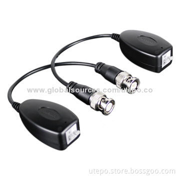 Single Channel Passive Video Baluns, Super Lighting Protection, ESD, CCTV Transmission